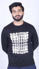 Positive Black Sweatshirt (LS-30)